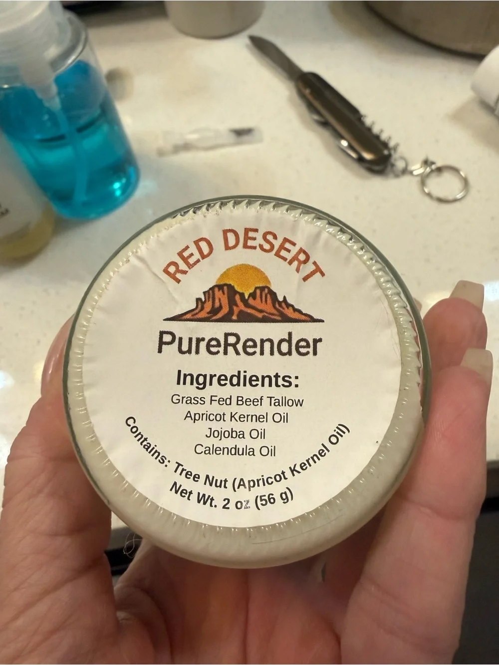 PureRender Lucky Balm - Gold Tin - Calendula Oil Moisturizer